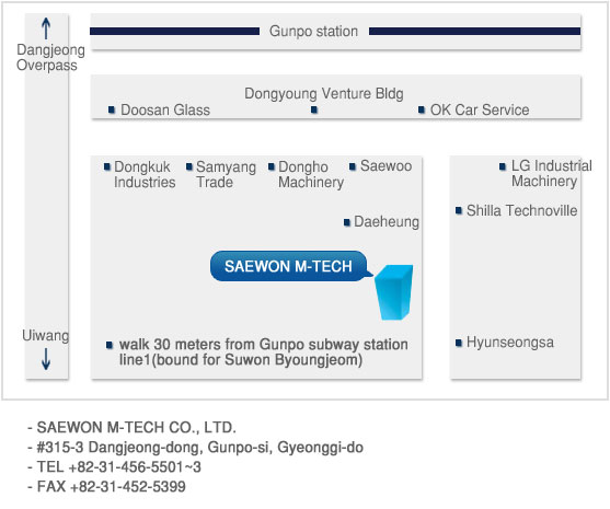 SEWON M-TECH location map